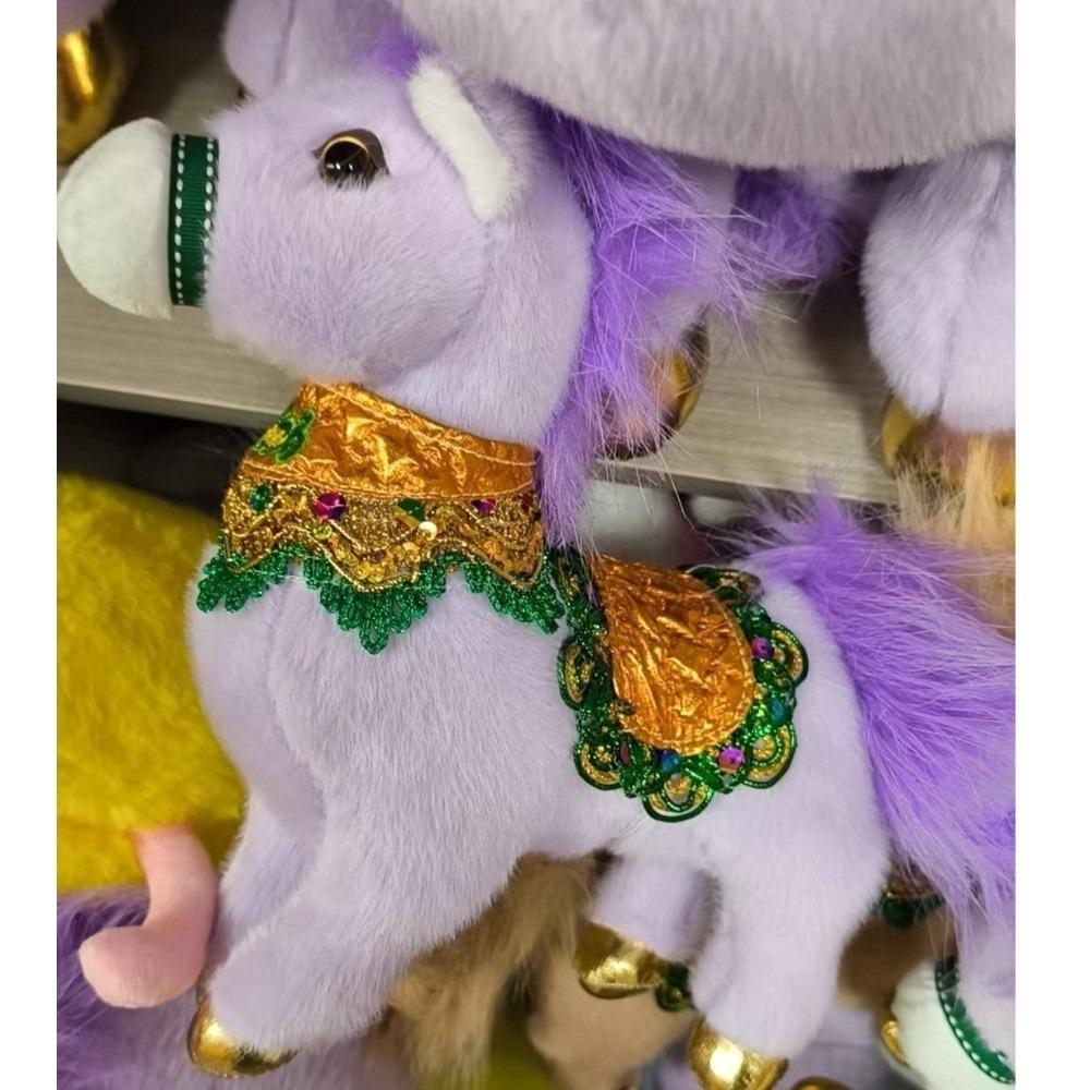 Mascot Horse Stuffed Toys Cartoon Animal Pony Plush Doll Traditional Chinese Zodiac Horse  Kids