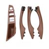 Price F10 F11 LHD RHD Leather Interior Door Pull Handle Assembly for BMW 5 Series F10 F11 F18 520i 523i 525i 528i 535i