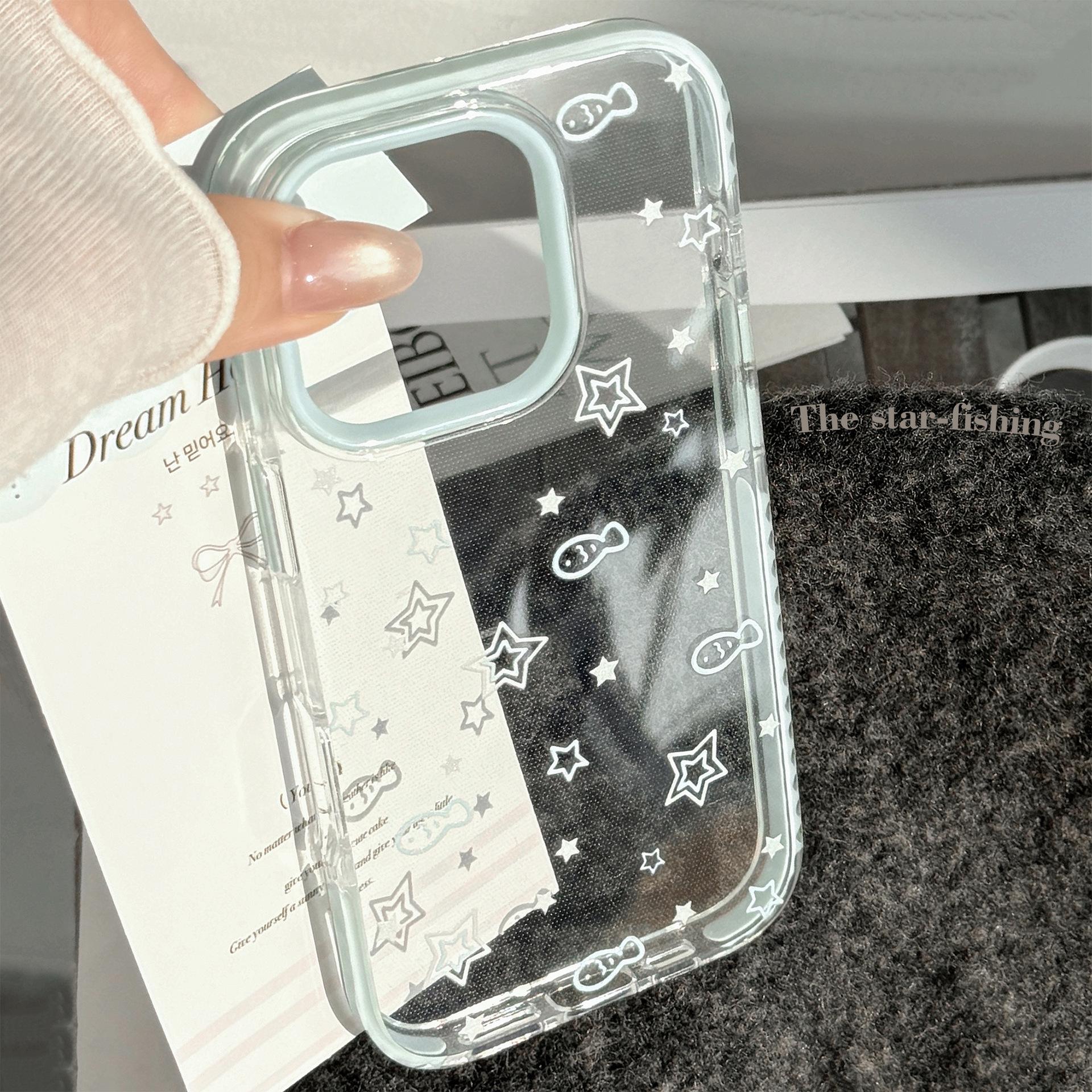 

Чехол для мобильного телефона Star Fish подходит для iPhone 16 Apple 15pro Max 14 Маленький свежий 12pro max (6.7)