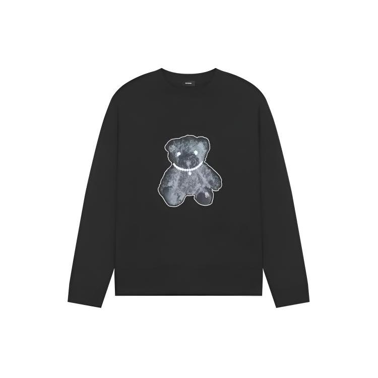 WE11DONE Teddy Long-sleeve T-shirt WD-TT9-20-116-U-BK