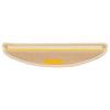 Step Mats 15 Pcs 56 X 17 X 3 Cm Light Beige Semi Circular
