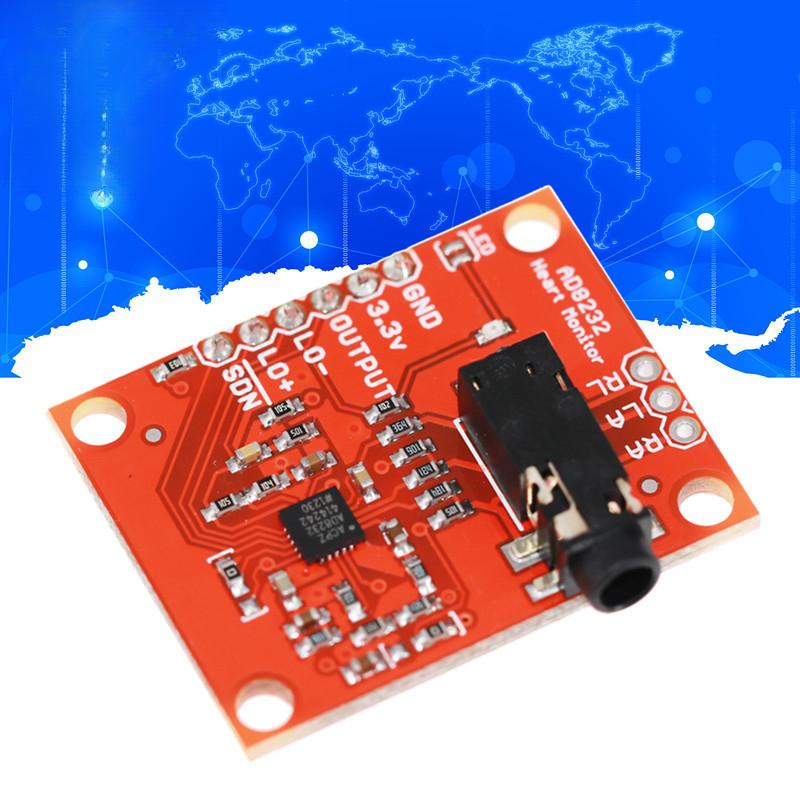 AD8232Module Pulse Heart Electrocardiogram/Bioelectrical Signal Measurement Sensor Acquisition Development Module