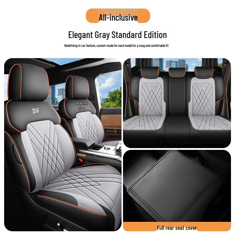 Jetour Shanhai T2 Full Leather Car Seat Cushion - Universal, All-Season Model
