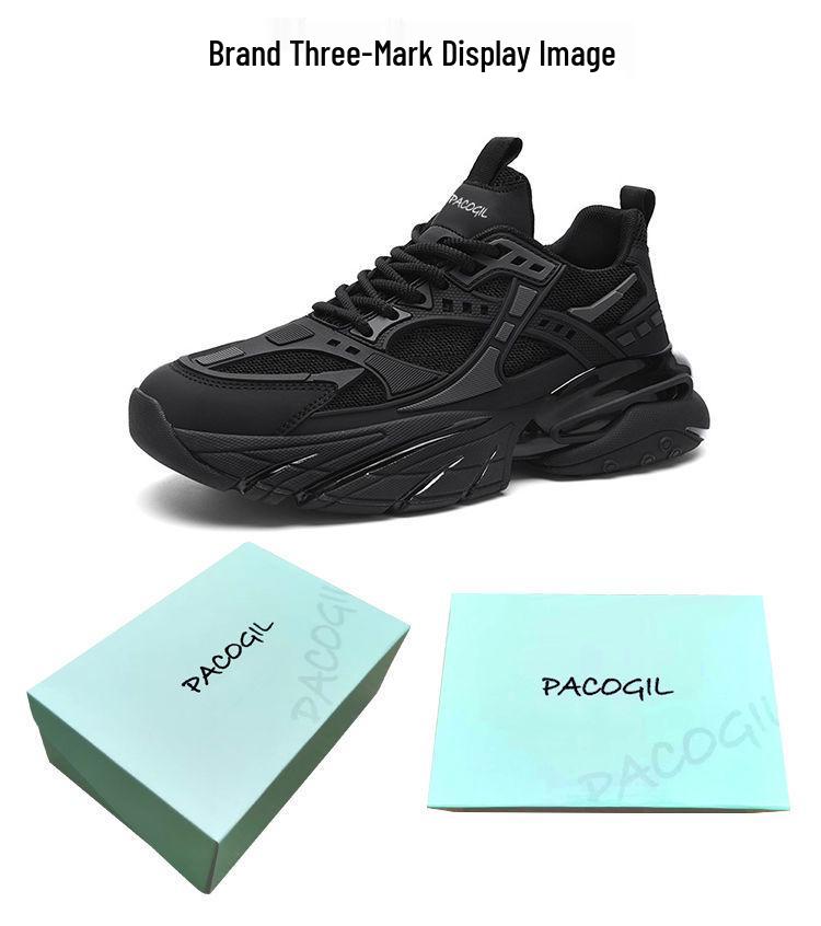 Lightweight Men's Trendy Autumn Running Sneakers: Casual, Versatile Fashion Dad Shoes for Youth Sports