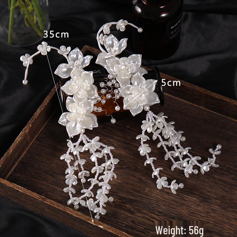 

Корейский сказочный жемчужный кафф для уха и головной убор в лесном стиле для свадебных платьев и стилизации фотостудии