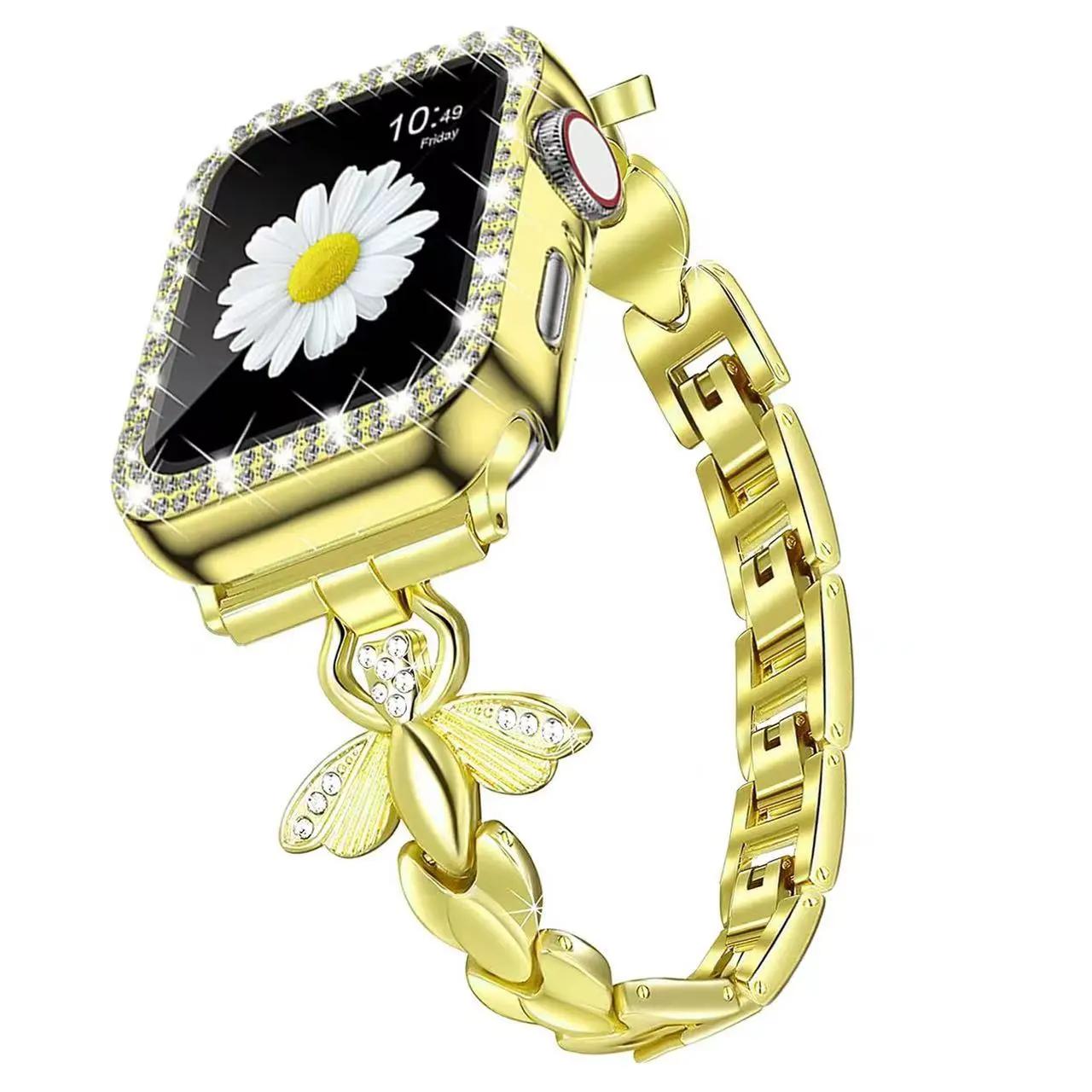 

ремешок для iWatch s10 S9 46мм 42мм 45мм 41мм 49мм металлический ремешок пластиковый бриллиантовый защитный чехол Apple Watch ultra Series 10 9 8 7 6 5 SE ultra 1-2-3 49mm