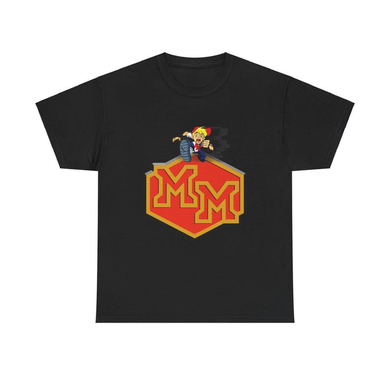 Mighty Max Retro 80 s Style Unisex Heavy Cotton Tee, Mighty Max Toy Men s Gift T-shirt 140