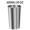 Kids Stainless Steel Cup 6 Pieces Water Cups Unbreakable Stackable Tumbler 600ml Drinking Glasses For Kids Adults Hydration