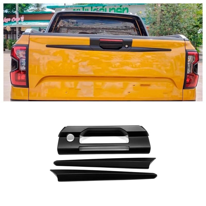 Für Ford Ranger   2024 Hintertürgriff Schale Rahmen Abdeckung ABS Matt Chrom Heckklappenleisten Zierleisten Auto Styling Zubehör