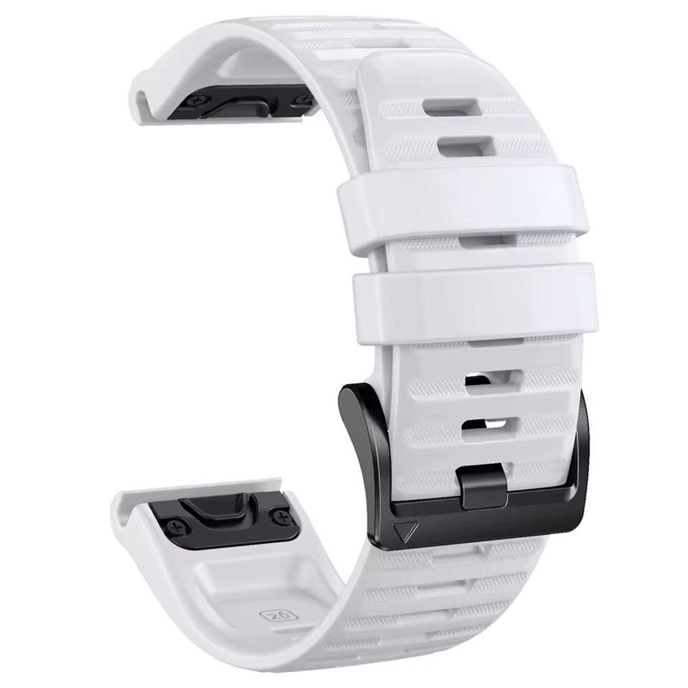 QuickFit 22mm 26mm Silicone Strap for Garmin Fenix 8pro 7 7X E 6X 6 Pro 5 5X Plus Epix/Enduro/Descent Mk2i/Instinct 3 Watchbands