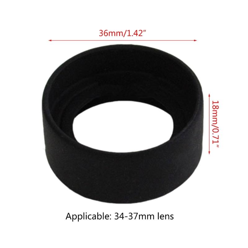 33/36mm Diameter Rubber Eyepiece Cover Guards For Binocular Biological Stereo Microscope Telescope