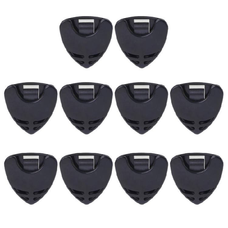 10Pcs Plastic Guitar Plectrums Holder Picks Storage Box Finger Picks Organizer