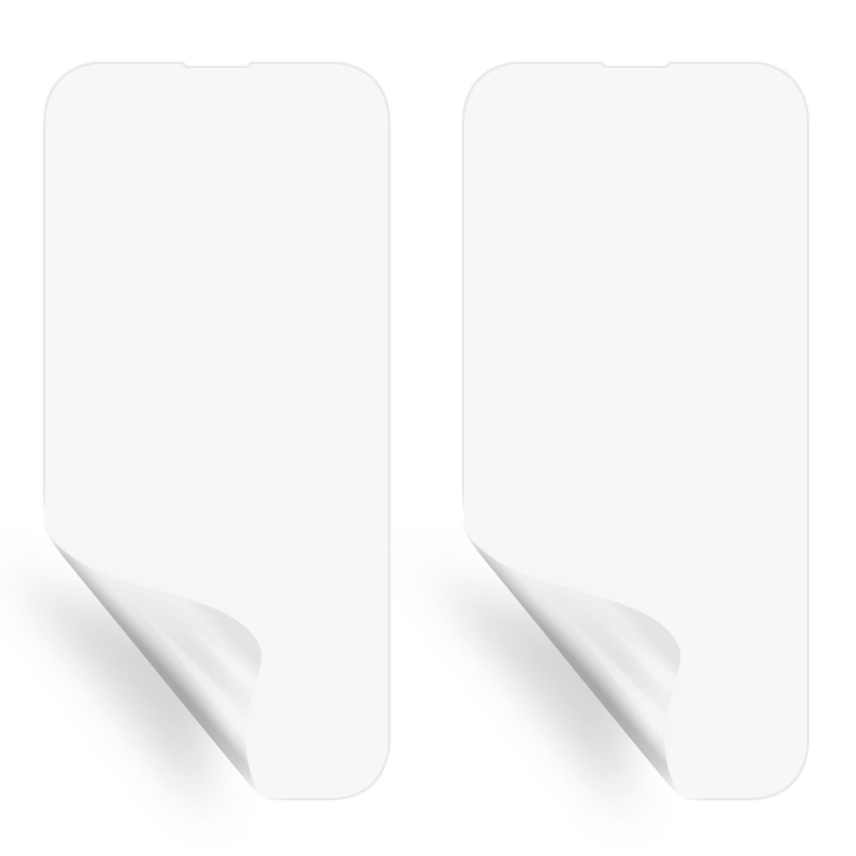 

2Pcs/Set for iPhone 14 Pro Max Nano Anti-explosion PET Screen Protector Anti-scratch Full Cover HD Clear Screen Film