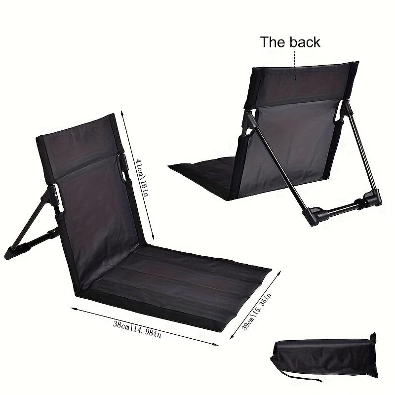 Lightweight Foldable Camping Chair Portable Outdoor Seat With Backrest Storage Bag Lazy Chair Beach Garden Travel Picnic Hiking