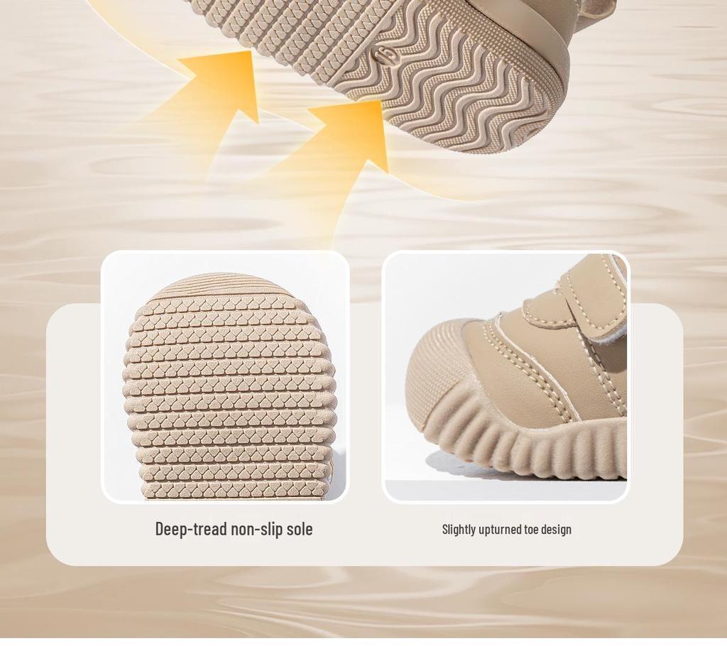 2024 Winter Baby Walking Shoes: Warm Cotton, Velvet-Lined, Non-Slip Soft Sole for Boys & Girls