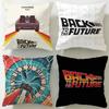 Classic Movie Back To The Future Cushion Cover Soft & Easy-Wash Pillow Case – Versatile for Couch, Bed, Travel and Office