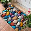 1PC Colorful Pebble Pattern Kitchen Rugs Non-Slip Door Mats Pop Design Bedroom Rugs Bath Mat Carpet for Home Sink Laundry Decor