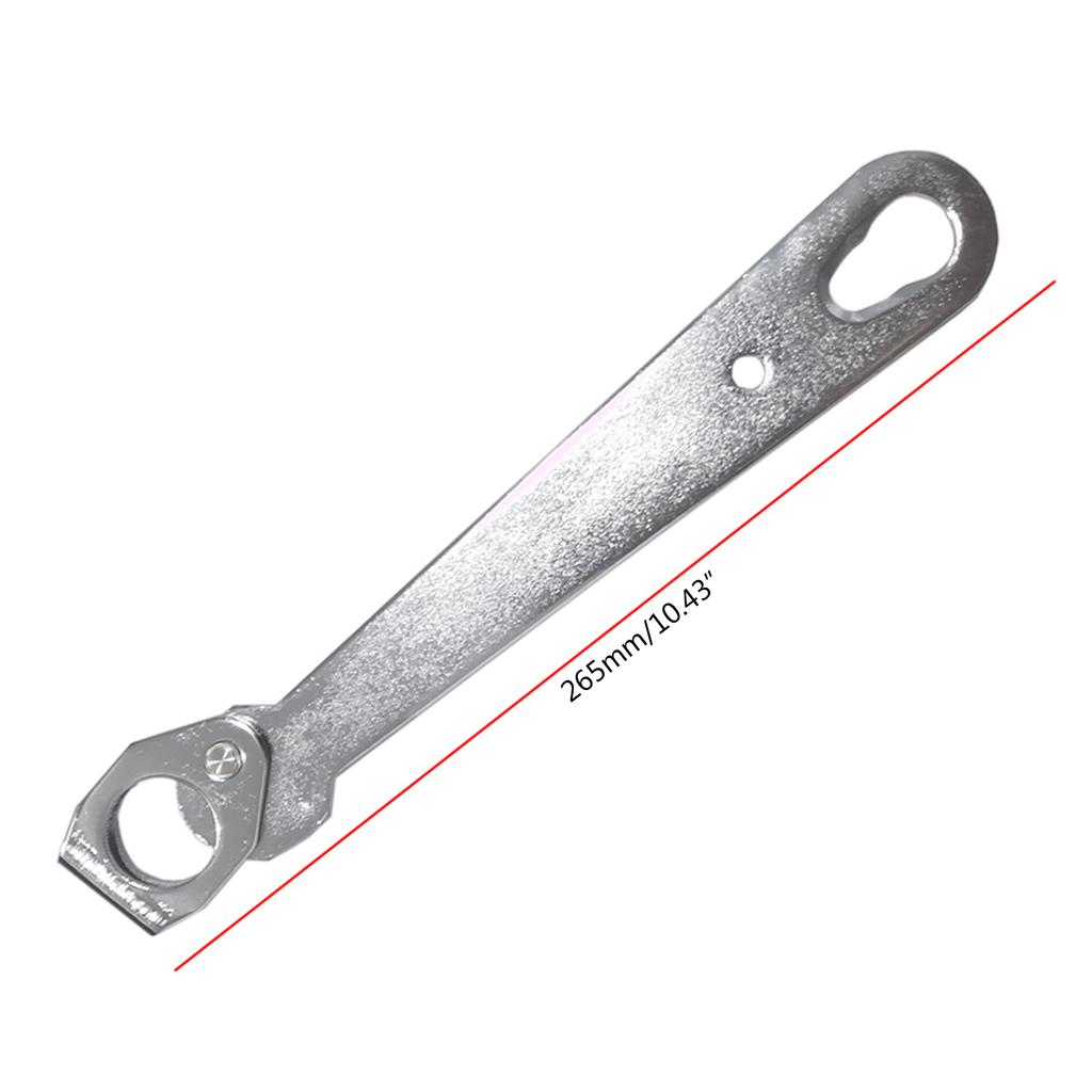 Professional Chrome Plated Wrench Electrode Cap Removal Wrench Electrode Cap Spanner Repair Tool Range D10-22/24 Durable