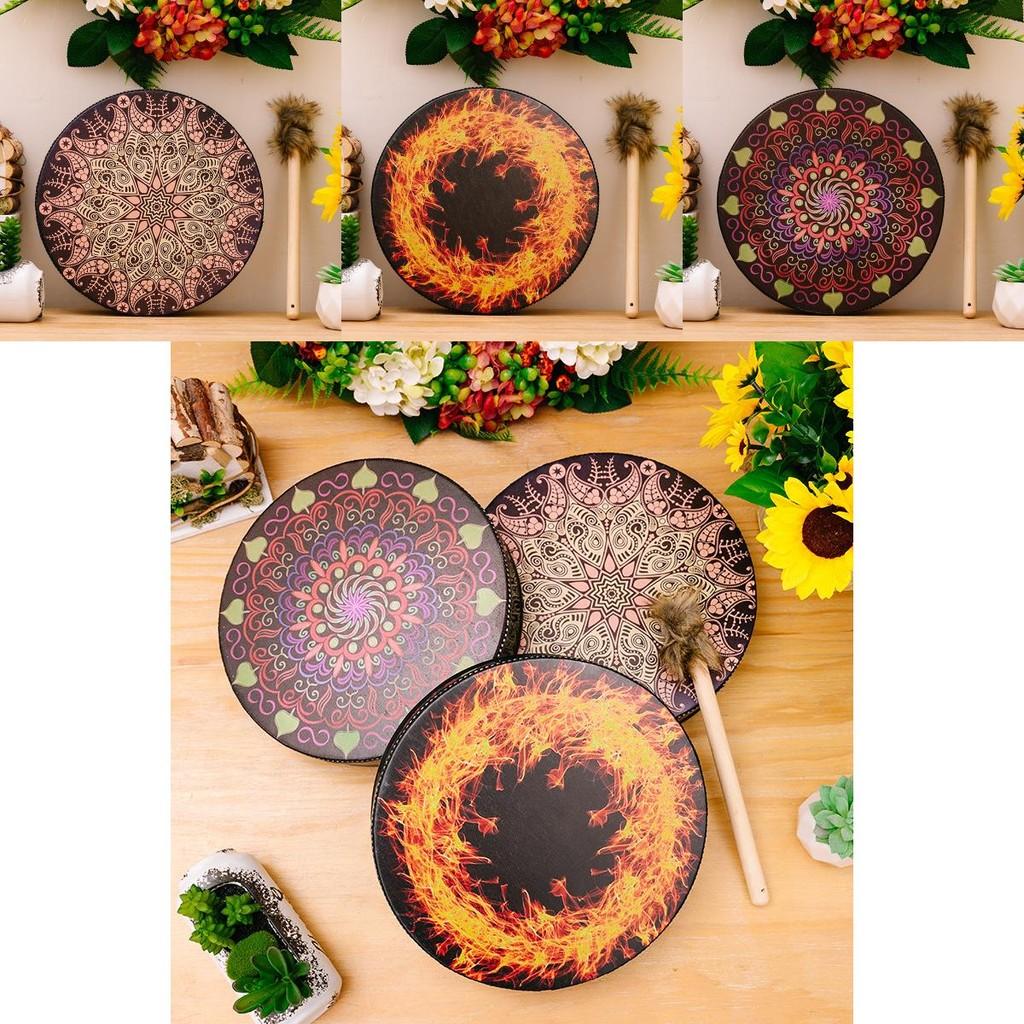 Drum Charming Bohemian Decorative Instrument With Sticks Ideal For Creating Memorable Vibes Festival