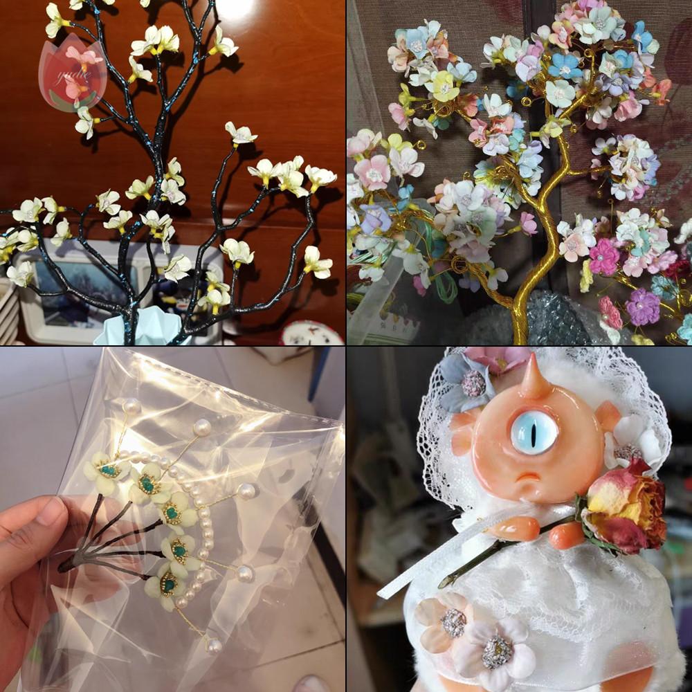 50/100Pcs Silk Artificial Daisy Flower Head For Flower Wall Plant Wedding Home Room Decoration DIY Garland Valentine'S Day Gift