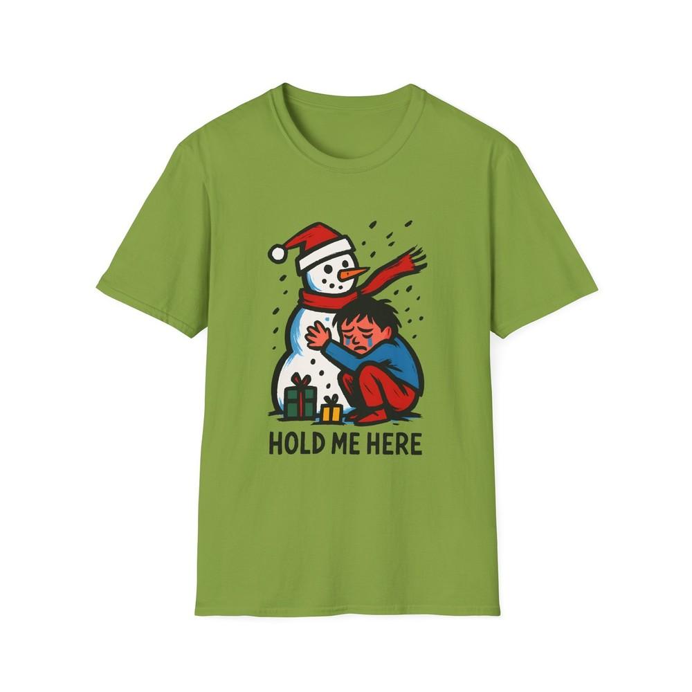 

Unisex Softstyle T-Shirt Child Snowman Snow Christmas Winter Emotional Holiday 4XL