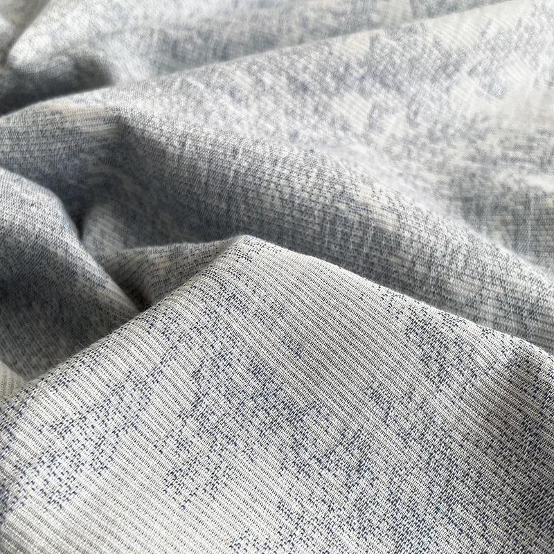 Light Luxury Soft Thick 100% Cotton Flat Sheet Sets Satin Jacquard Silky Bedding Set for Seasons Single Double Bed Comfort Set