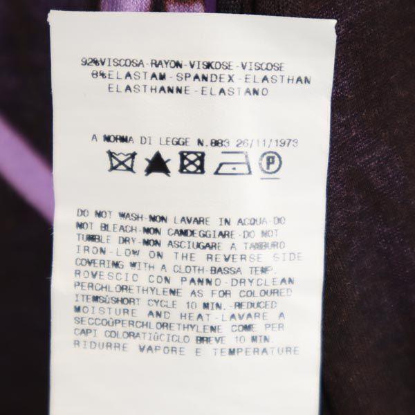 Versace Made In Italy Long Sleeve Cut M Purple Women Used