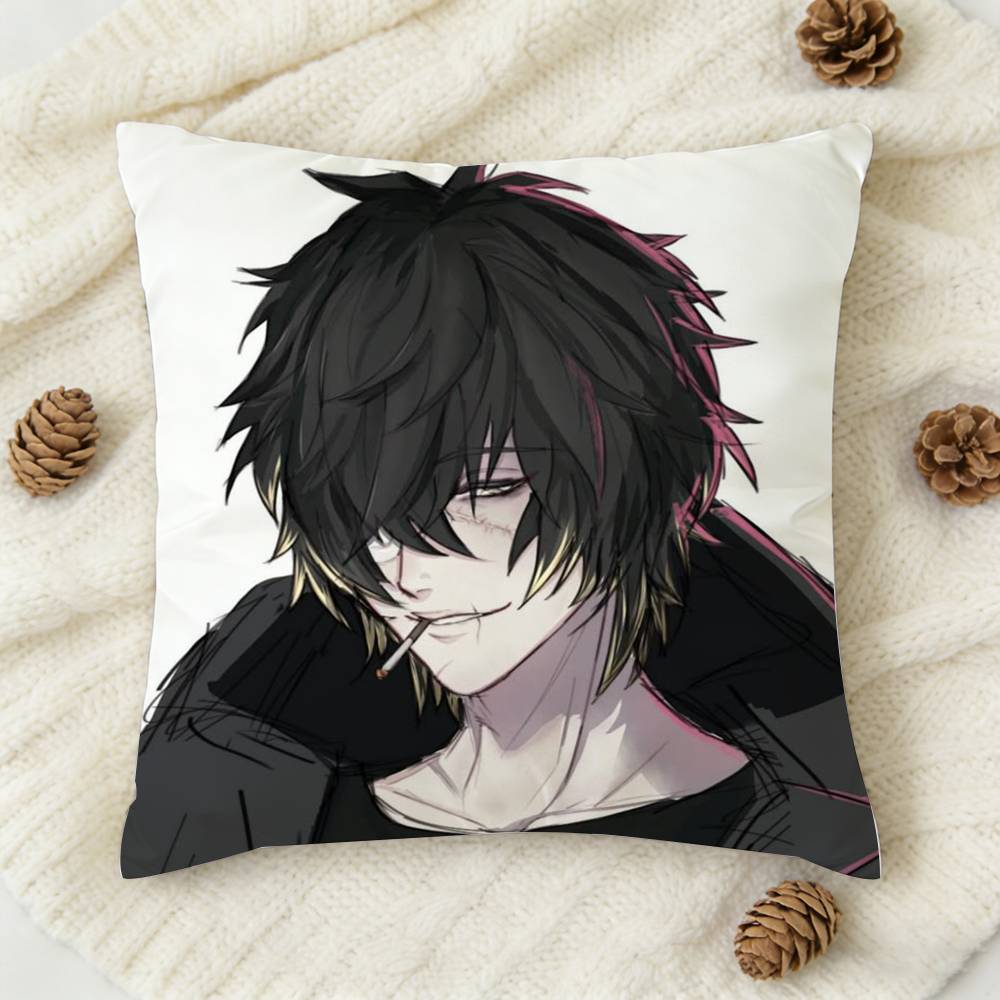 Slow Damage Towa Doublesided Printed Square Decorative Cushion Cover for Sofa Living Room Home Decor