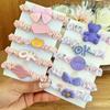 Cute Korean Fabric Hair Scrunchie for Kids - Simple, Trendy Hair Tie Accessory