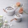 Vita Craft IH-Compatible Saucepan, 12cm, Rose Gold, Dear 3951