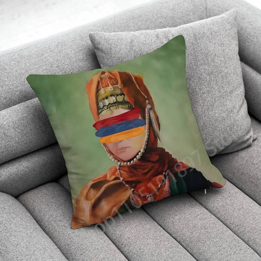 Armenia Flag Passport Logo Throw Pillow Case For 45x45cm 40x40cm 30x30cm 50x50cm 55x55cm Square Home Pillowcase Case