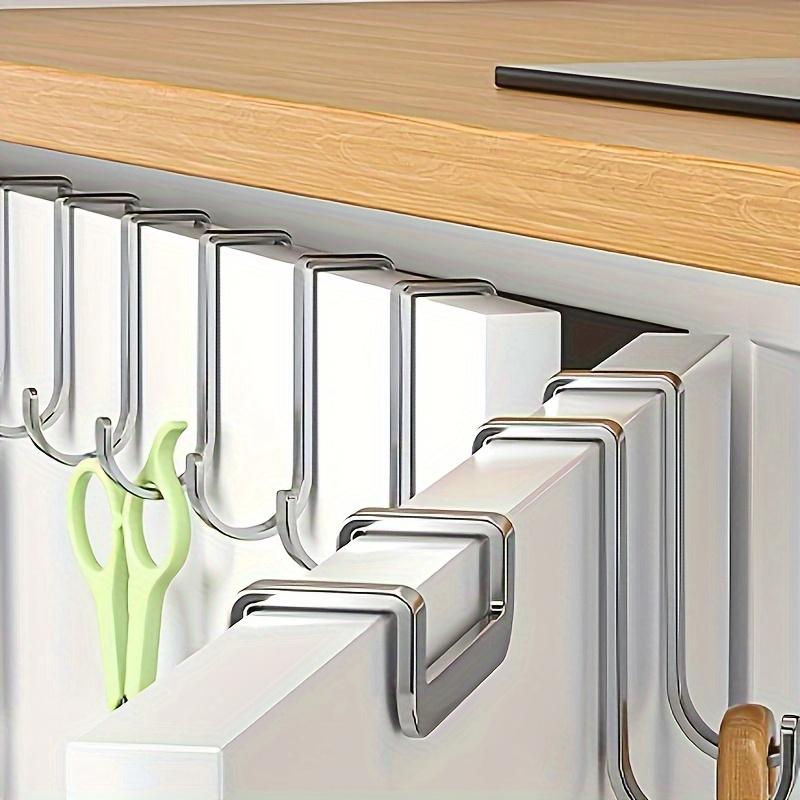 Heavy Duty Double S-Shaped Hooks | Easy-Install Rust-Resistant Polished Wall Hooks for Kitchen & Living Room, Multi-Purpose Home Storage Solution