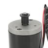 Borstad motor med 420-rem Aluminium Elmotor för Elskoter 24V 120W