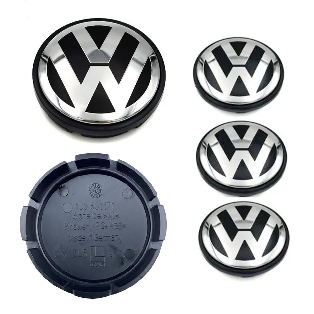 A1-4pcs 55mm 56mm 65mm 70mm Car Wheel Center Caps Hubcap Cover for VW Volkswagen Jetta MK5 Golf Passat Styling 3B7601171 6CD601171