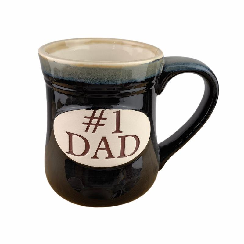 Letter Mug Breakfast Cup Retro Big Belly Ceramic Cup Coffee Cup Wax Can Cup Aromatherapy Cup Nostalgic Letter Water Cup