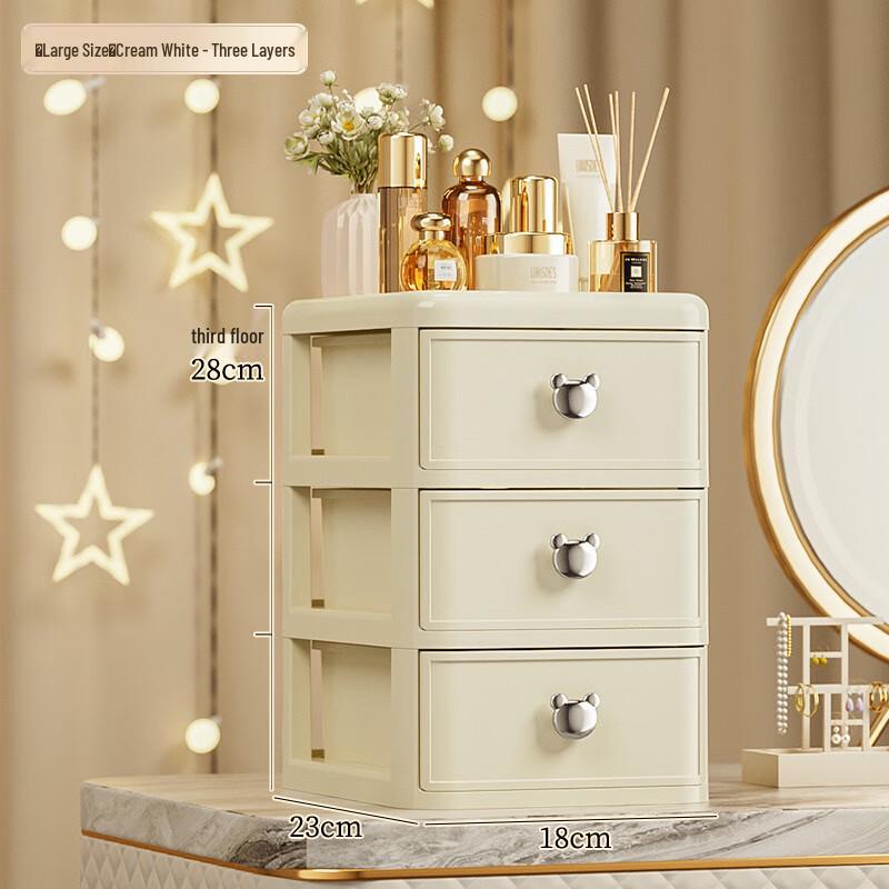 Miling Transparent Desktop Drawer Storage Box