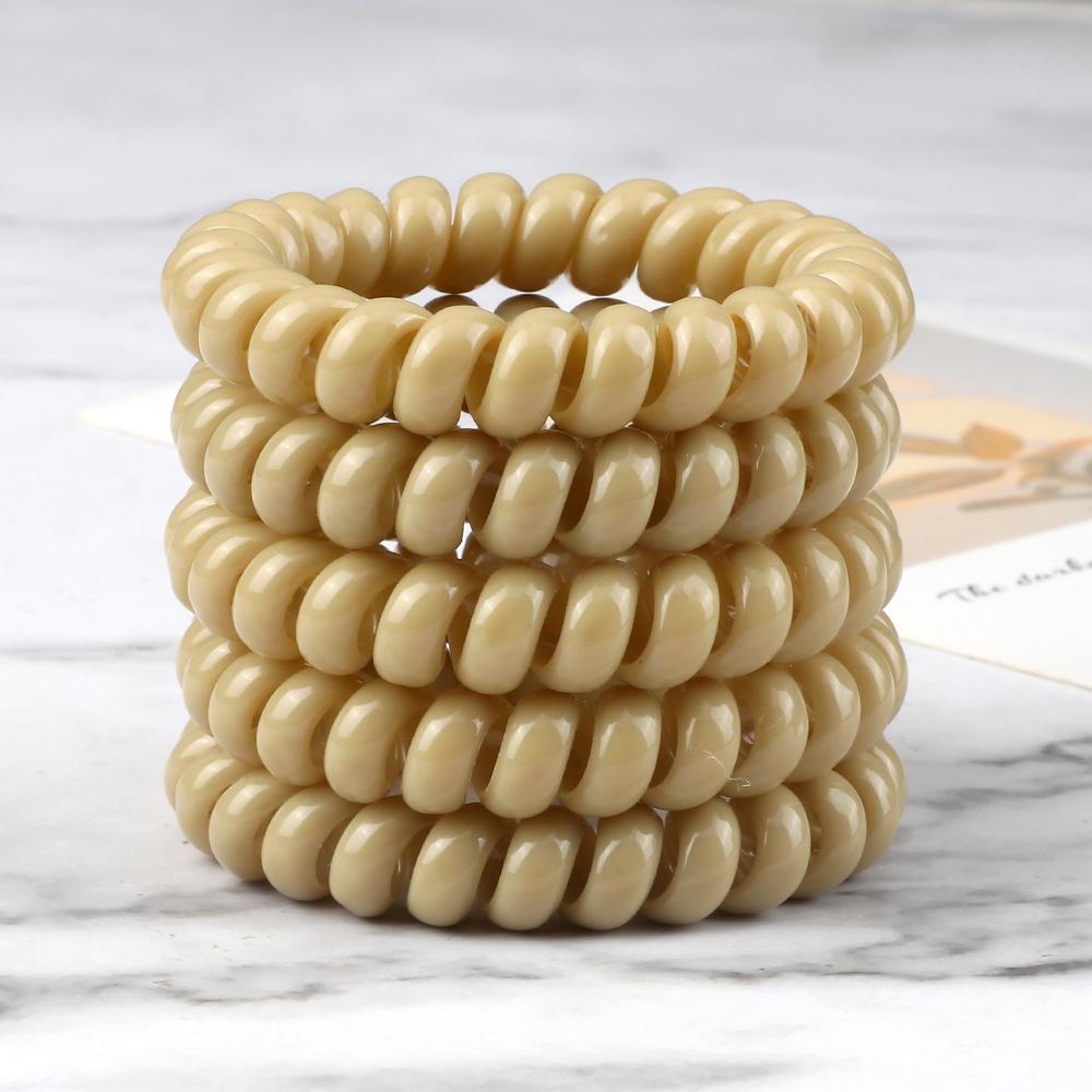 5 buc/set Elastic Culori Bomboane Fir de Telefon Simplu Benzi de Păr pentru Femei Coadă de Păr pentru Copii Fete Scrunchies Bandă de Păr Gumă Cadouri