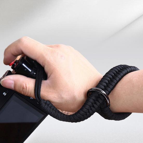 Handmade Woven Camera Wrist Strap with Safer Connector 50Kg Load-bearing Universal Fit Camera Hand Strap Wrist Lanyard