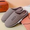 Warm Plush Cotton Slippers For Couples Home Non Slip Winter