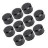 10PCS Motorcycle Head Bolt Cover Black Flat CNC Aluminum Engine Screw Topper Covers Caps Universal