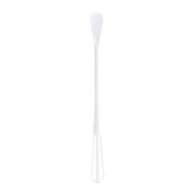 Multifunctional Hand Egg Beater Stirrer Baking Blenders Tool Double Head Whisk with Small Spoon Cream Stirring Stick
