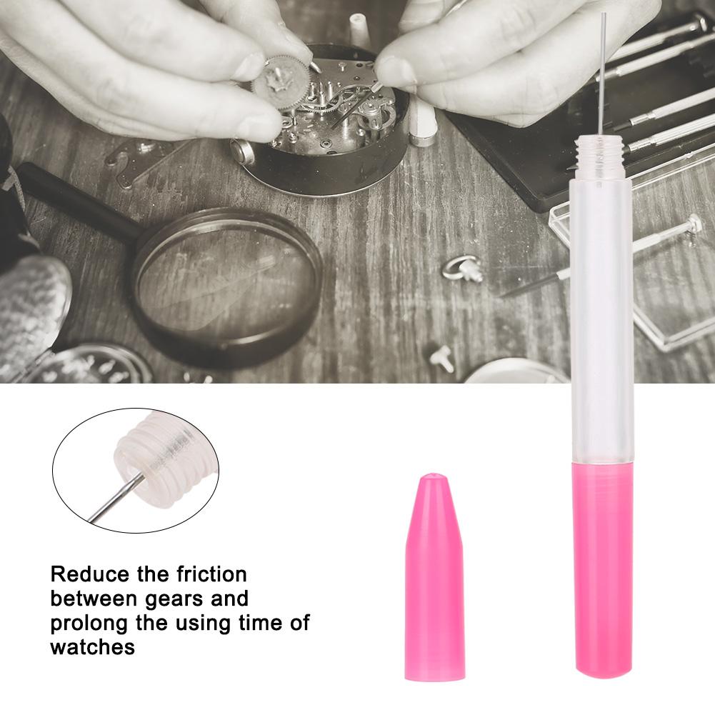 3Pcs Set Lubricant Oiler Pen Tip Mini Lubricant Oil Pen Watch Clock Repair Tool