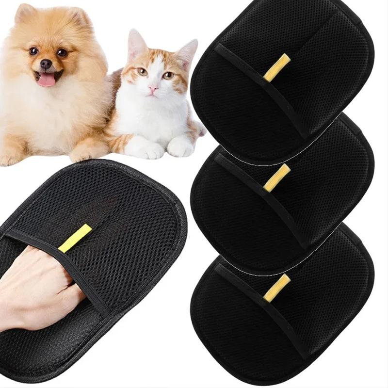 

Hair Adhesive Gloves Carpet Clothing Hair Cleaning Brush Pet Electrostatic Hair Removal Gloves Dog Cat Hair Removal Brush Gloves S