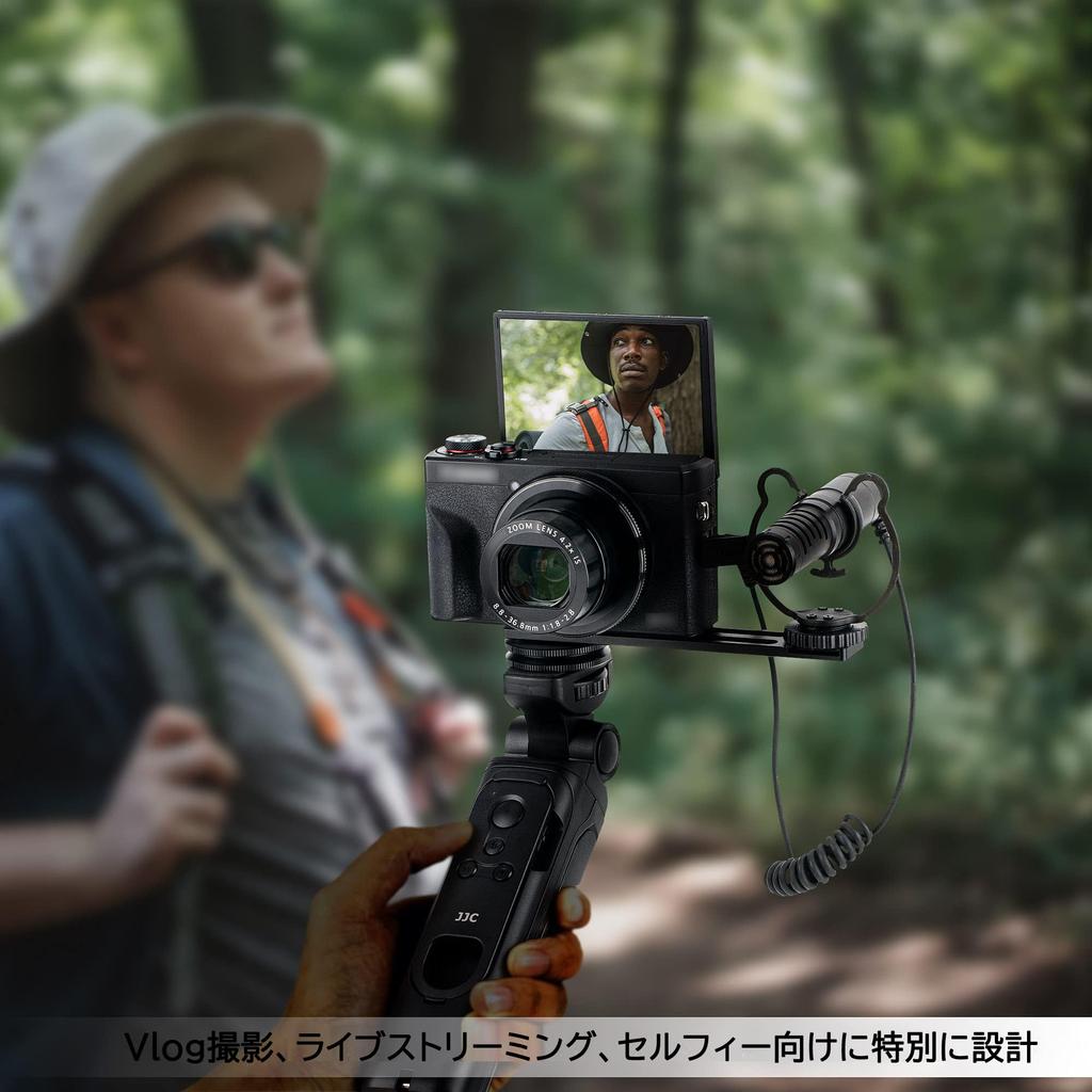 JJC Wireless Shooting Compatible with Canon Wireless Lightweight Selfie Mini Video VLOG Tripod for Canon PowerShot EOS R50 R6 Mark M6 Mark Rebel Mark