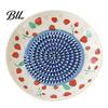 Manual Kitchen Grinding Tool Ceramic Garlic Grater Plate, Fruit Print Ginger Cheese Grinder, Mincer Multi-function Dish for Onion, Lemon, Vegetables,