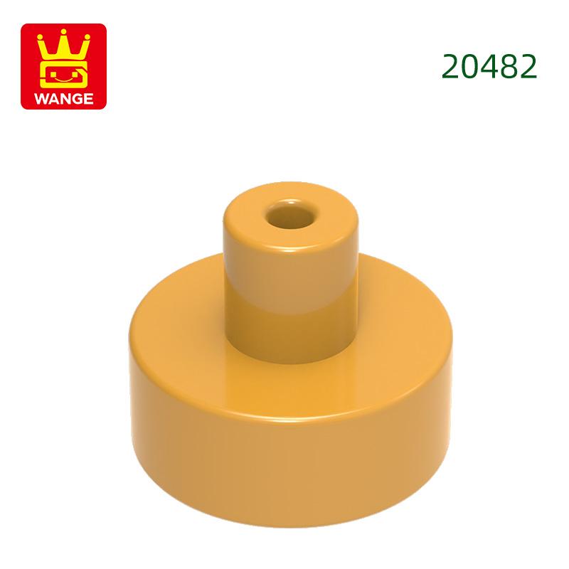 Non-Toxic 763Pcs/Lot 20482 Round 1 X 1 With Bar And Pin Block Moc Color Accessories Compatible With Brick Diy Children Toy Assembly