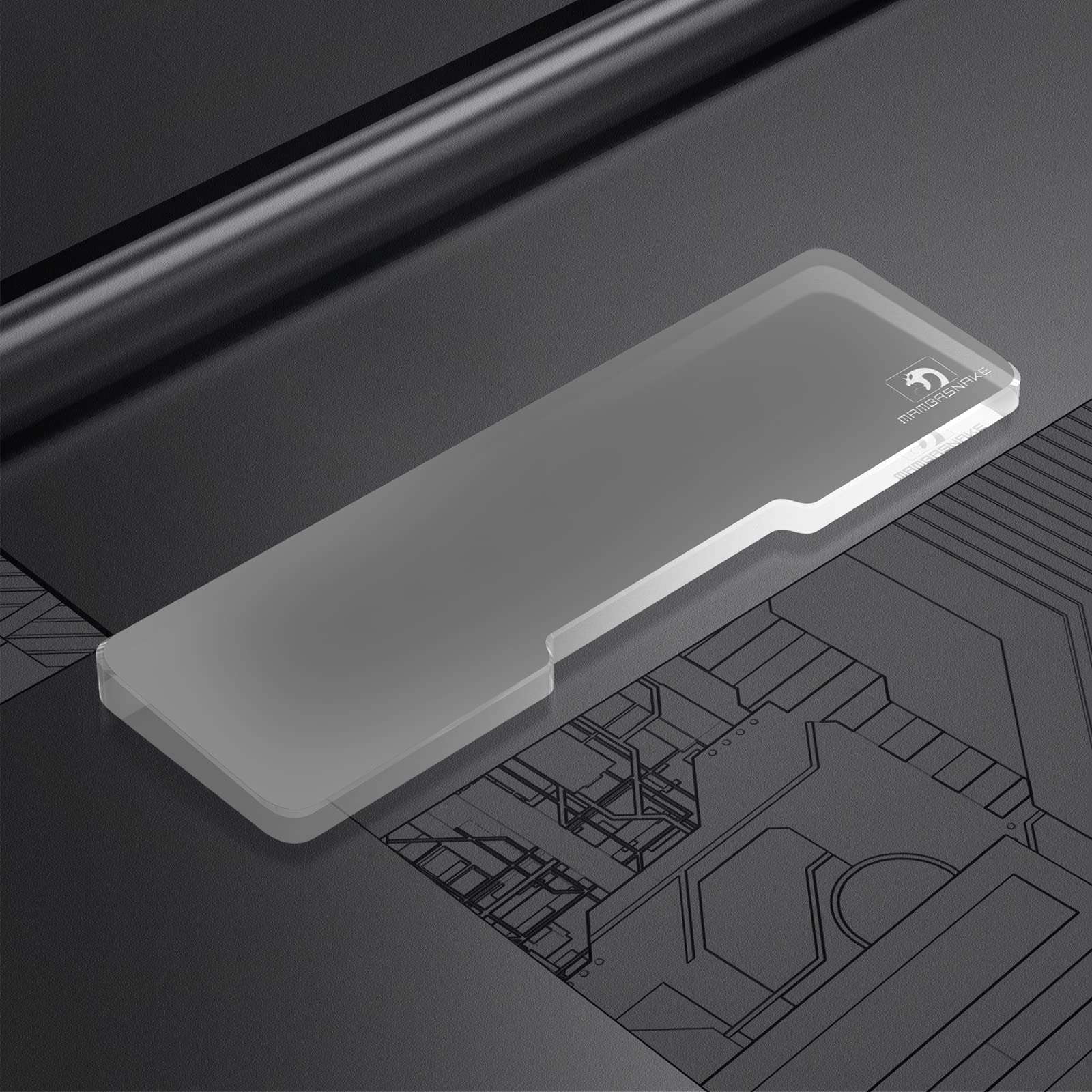 

Acrylic Wrist Fatigue Matte 61 Key Gaming Keyboard Hand Reduces Hand Birthday Gift Rest, Acrylic, Relief, Anti-Slip, Design, Compatible, Keyboard,