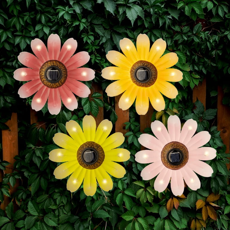 Zonnebloem LED 14x4cm decoratieve tuinlamp