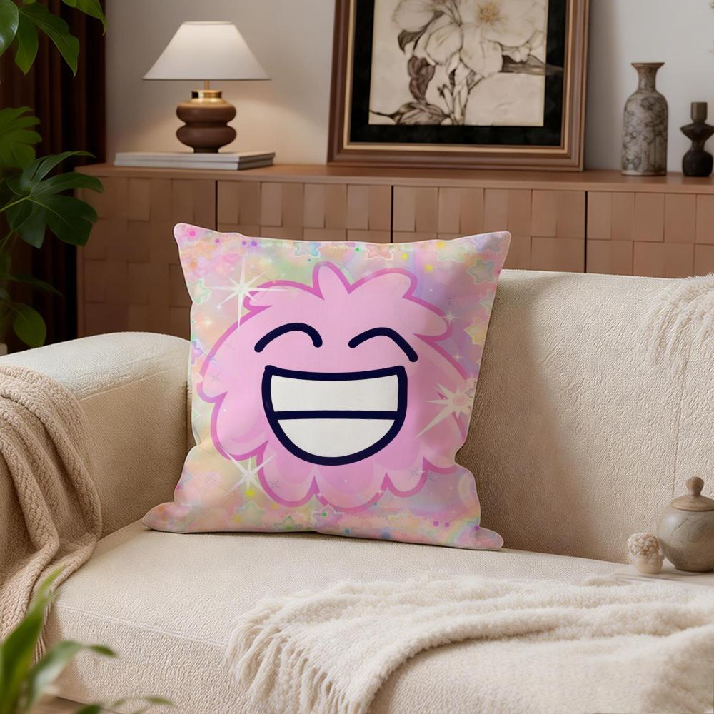 Cute Lumi Puff Cushion Cover Cushion Cover Set 4Pcs 50x50 45x45 40x40 Pillowcase Decorative Sofa Home Decor