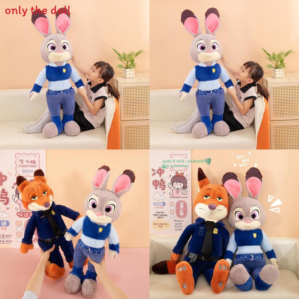 Zootopia Plush Toy Judy And Nick With Pp Cotton Filling For Kids And Collectors